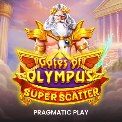 Portada del juego Gates of olympus super scatter