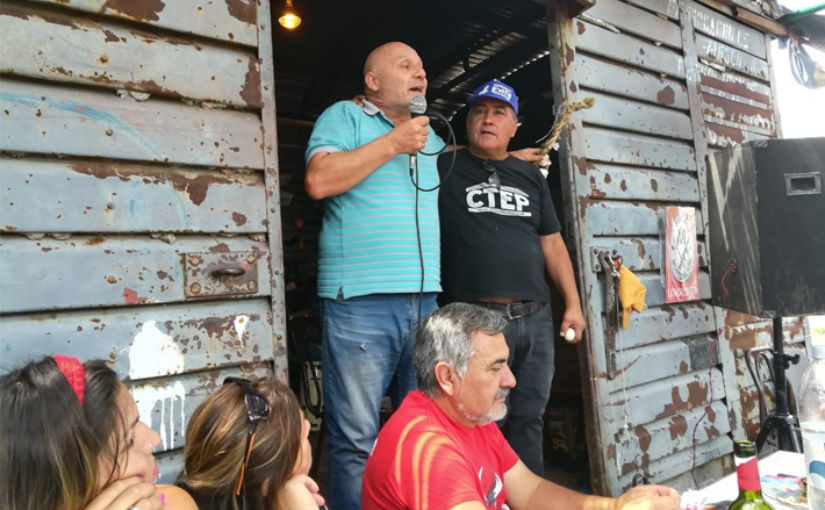 Multitudinario encuentro de dirigentes del Evita y UTEP