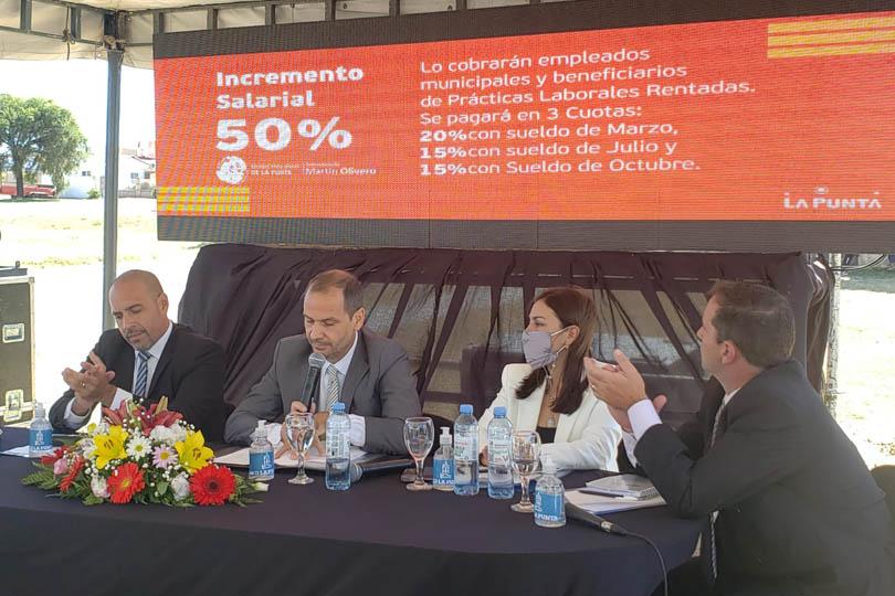 Olivero: aumento salarial del 50%, becas educativas y aporte mensual para Héroes de Malvinas