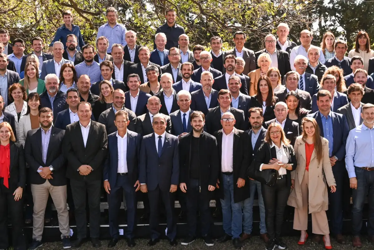 Poggi junto a Rodríguez Larreta