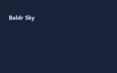 Baldr Sky