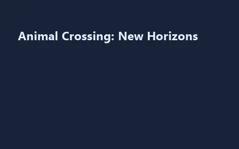 Animal Crossing: New Horizons
