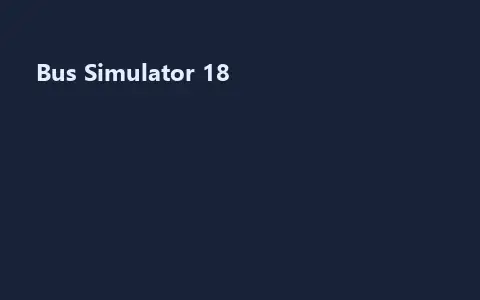 Bus Simulator 18