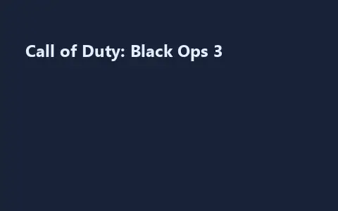 Call of Duty: Black Ops 3
