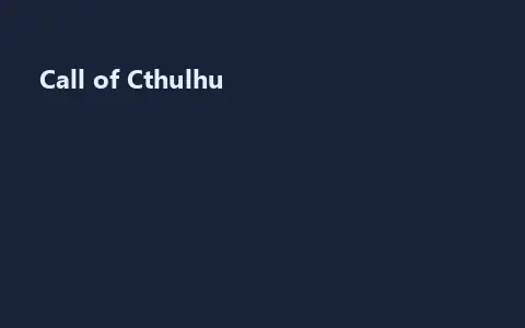 Call of Cthulhu