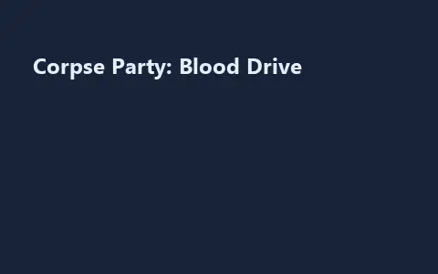 Corpse Party: Blood Drive