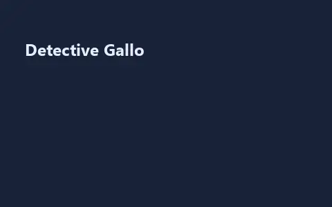 Detective Gallo