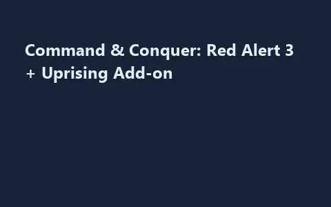 Command & Conquer: Red Alert 3 + Uprising Add-on
