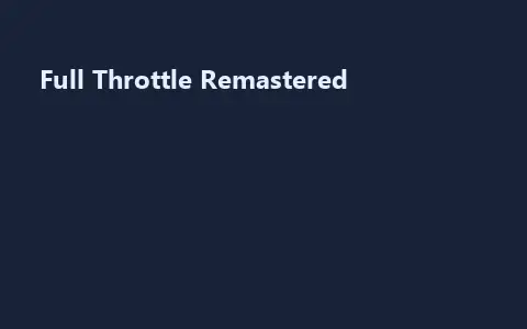 Full Throttle Remastered