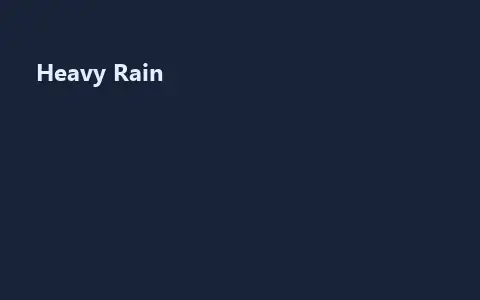 Heavy Rain