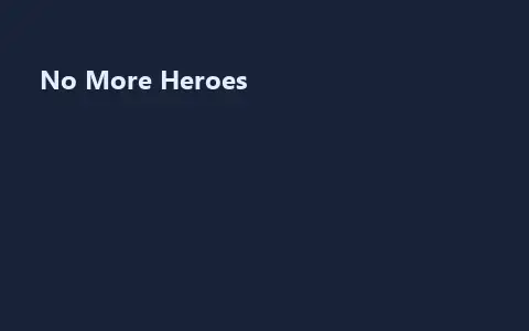 No More Heroes