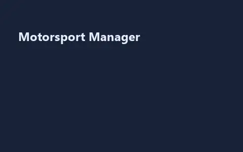 Motorsport Manager