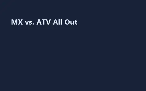 MX vs. ATV All Out