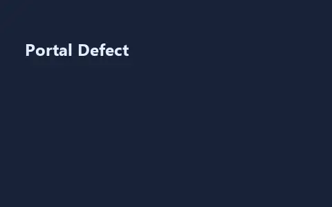 Portal Defect