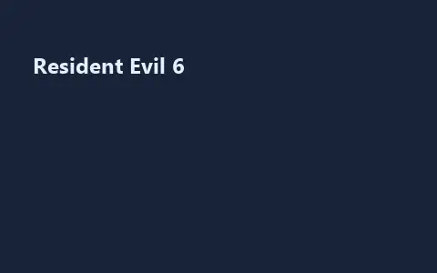 Resident Evil 6
