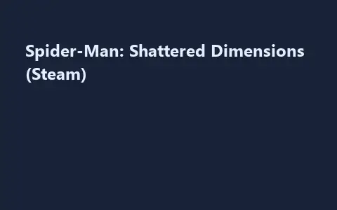Spider-Man: Shattered Dimensions (Steam)