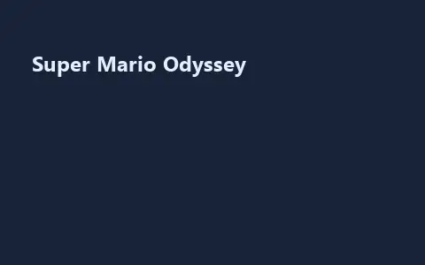 Super Mario Odyssey
