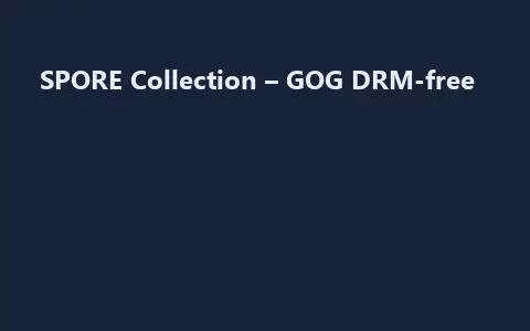 SPORE Collection – GOG DRM-free