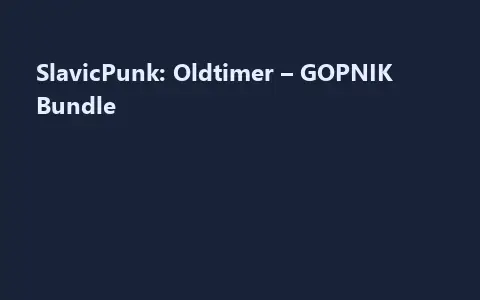 SlavicPunk: Oldtimer – GOPNIK Bundle