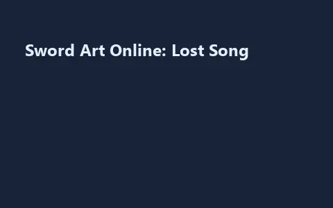 Sword Art Online: Lost Song
